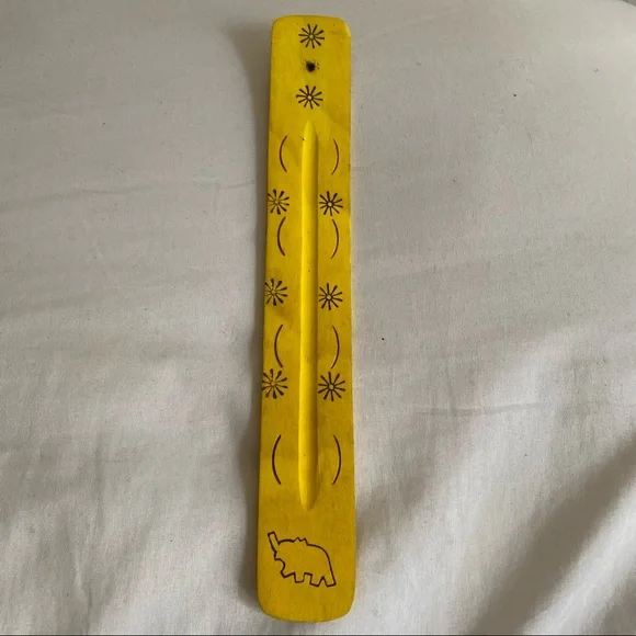 Bohemian • Yellow Incense Holder 💛 *FREE INCENSE INCLUDED IN PURCHASE* - Picture 4 of 6